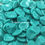 Thumbnail: Persian Turquoise Rose Petals • Czech • 340-87-6315 | Smoky Mountain Beads