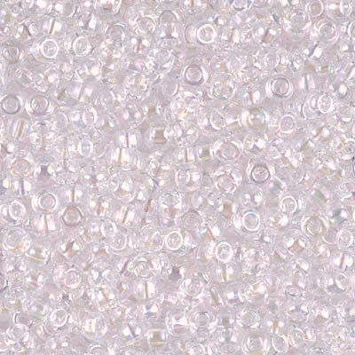 8-265 Transparent Pale Pink AB 80 Miyuki Seed Beads | SmokyMountainBeads.com