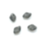 Black Diamond Crackle Flat Oval Twist Czech • 10x7mm • 294F-107C-4001 | Smoky Mountain Beads