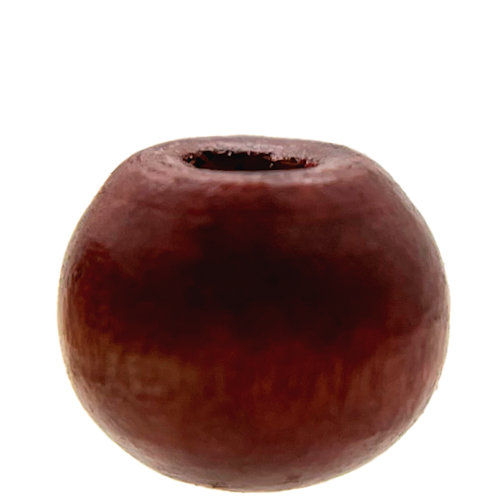 169100Wo-1011CB • Cranberry Wood Rondelle Beads • 10x11mm | Smoky Mountain Beads