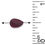 Thumbnail: Almandine Garnet Flat Teardrop • 6-8mm x 3mm • 177100GAR-TD-F0603 | SmokyMountainBeads.com