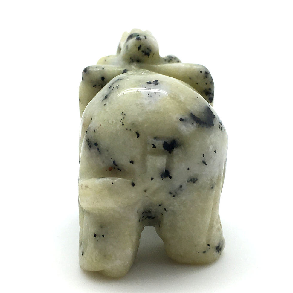 Thumbnail: Serpentine Elephant • 87100SP-61-6 | SmokyMountainBeads.com