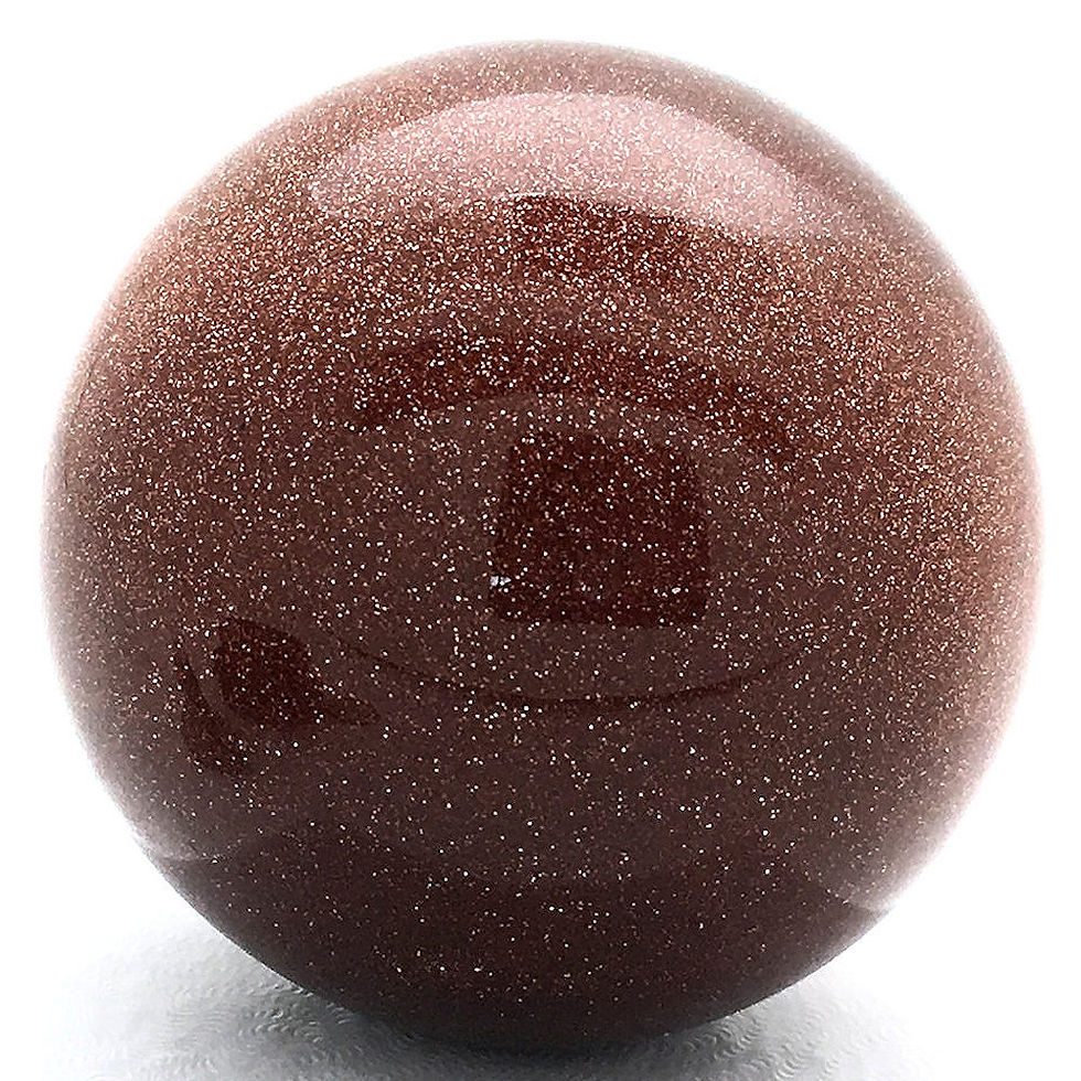 Thumbnail: Goldstone Sphere • India • 167.3 grams ~ 50.0mm