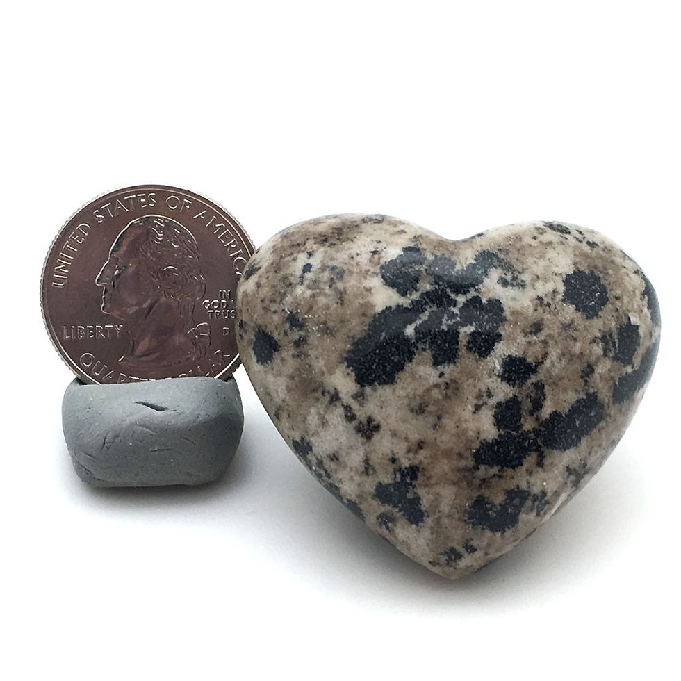 Thumbnail: Dalmatian Stone Heart • Mexico • 51.0 grams ~ 45x38mm