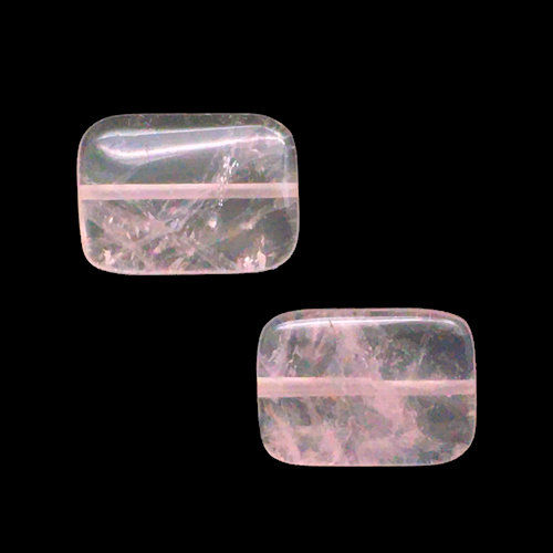 Thumbnail: 130100RQ-1813 • Rose Quartz Rectangle Beads • 18x13x4mm | SmokyMountainBeads.com