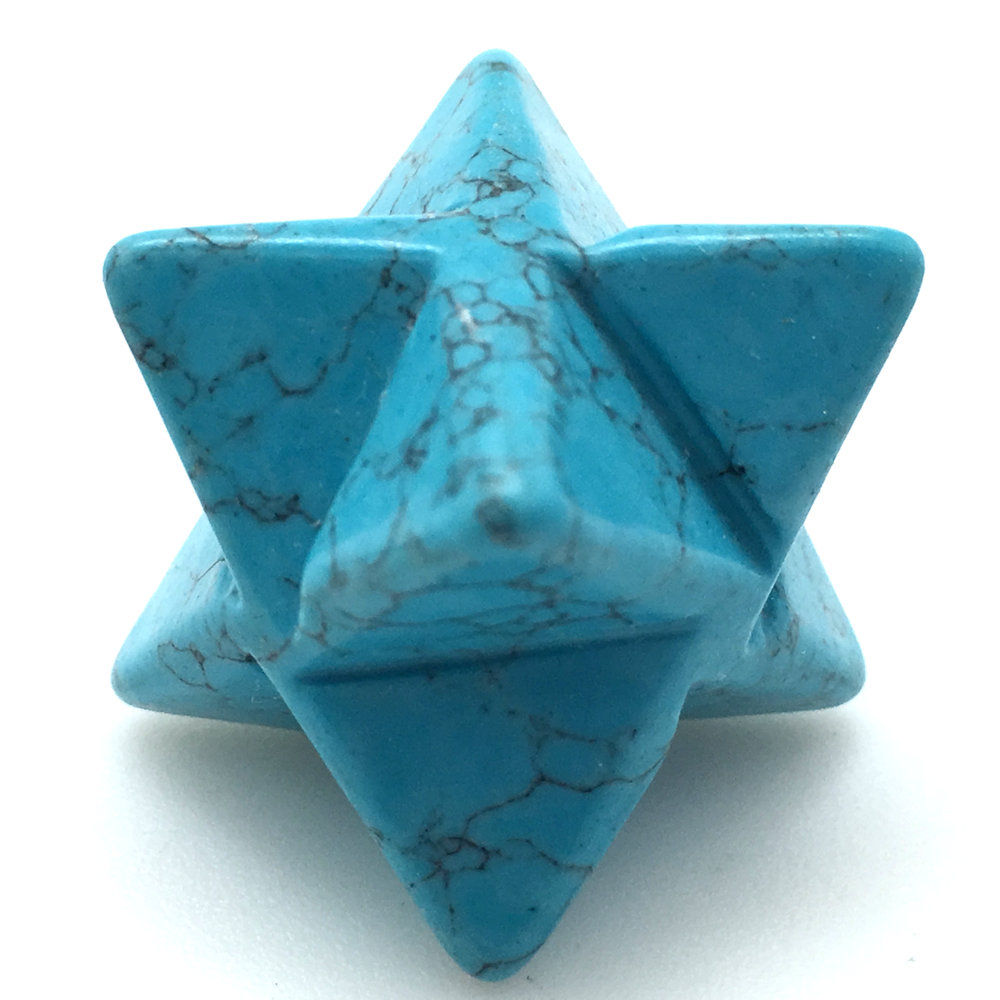 Howlite Merkaba • USA • 8.2 grams ~ 28x18mm