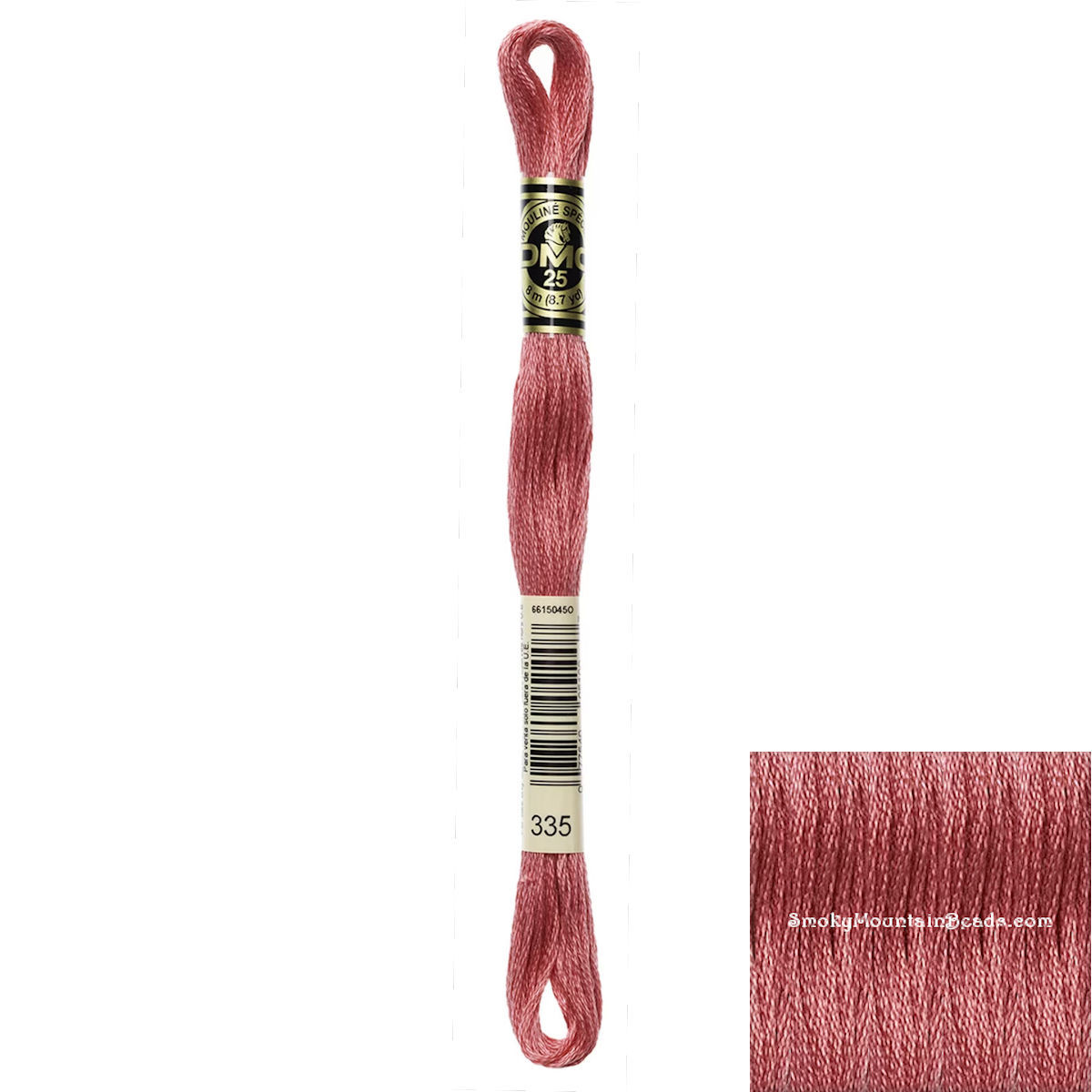 335 • Rose Floss • DMC | SmokyMountainBeads.com