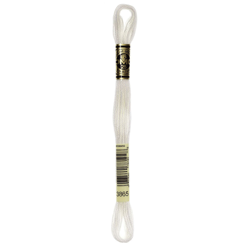 Thumbnail: 3865 • Winter White Floss • DMC | SmokyMountainBeads.com