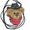 Thumbnail: PIN-CC4010 • Dempster Bear Cottage Collectibles Pin•Dant | Smoky Mountain Beads