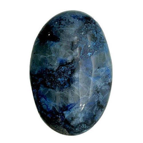 55100SD-69-30206 • Sodalite Oval Cabochon • 30x20x6mm | SmokyMountainBeads.com