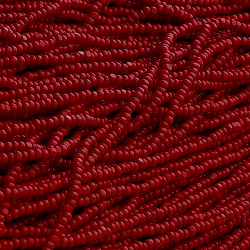 13-93210-CHAR • Opaque Dark Red • 13/0 Czech Charlotte Seed Beads | SmokyMountainBeads.com