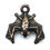 Thumbnail: Bat Hanging Charm • 18x17mm • 26100MTL-1817-20 | SmokyMountainBeads.com