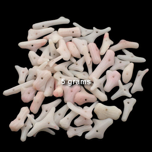 Thumbnail: 167100Co-BPNK-5 • Bamboo Coral Cupolini | SmokyMountainBeads.com
