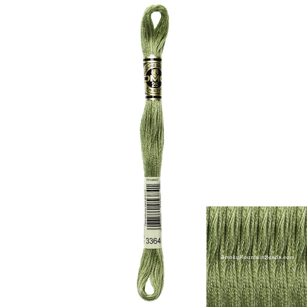 3364 • Pine Green Floss • DMC | SmokyMountainBeads.com