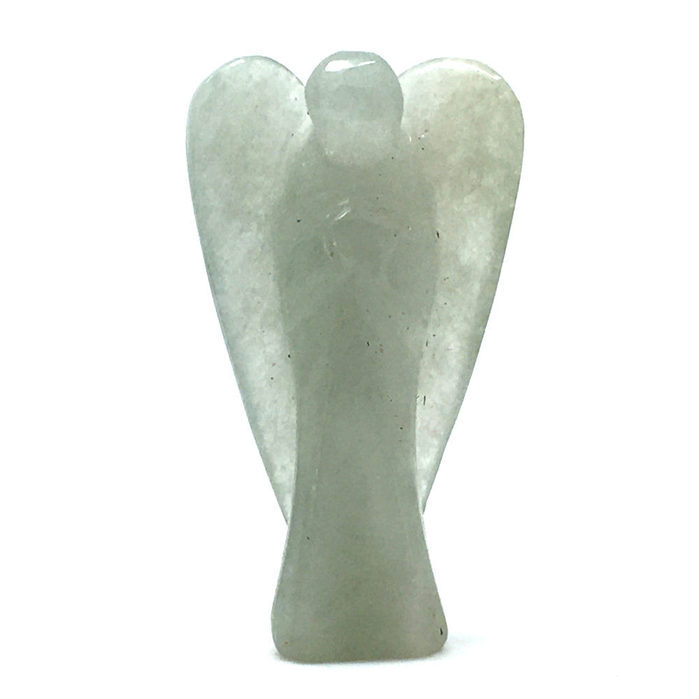 Green Aventurine Angel • 22.3 grams ~ 54x30x12mm • 97100AVG-22-3 | SmokyMountainBeads.com
