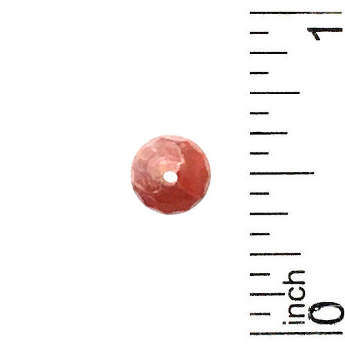 170100AGC-C06RED • Crackle Agate Faceted Round Beads • 6mm | SmokyMountainBeads.com