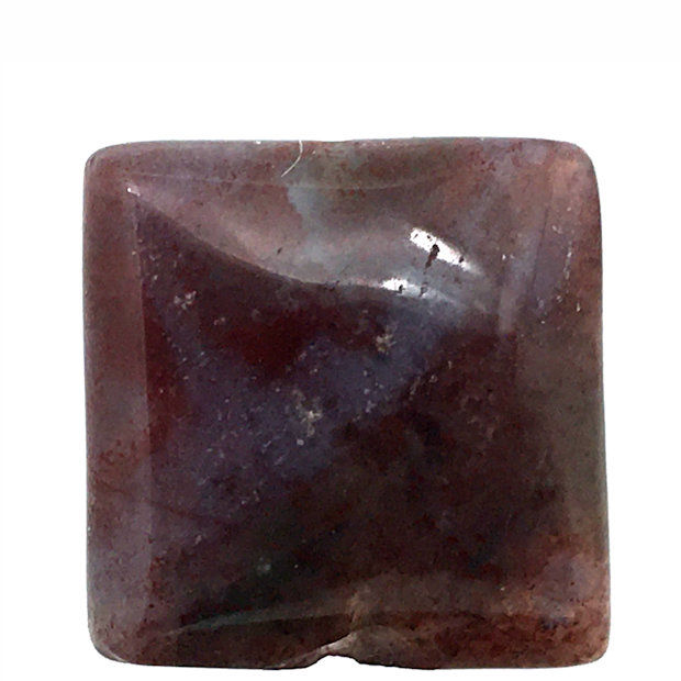 Fancy Jasper Puffy Square Beads • 14x14x6mm • 183100FJ-P1414n | SmokyMountainBeads.com