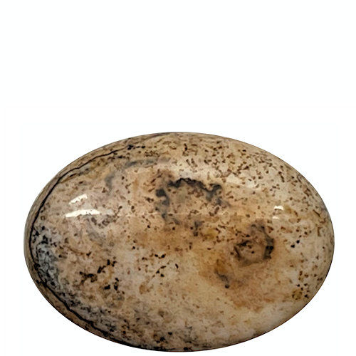 55100JP-69-30225 • Picture Jasper Oval Cabochon • 30x22x5-6mm | SmokyMountainBeads.com