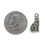 Thumbnail: Spiral Cat Charm • 19x11mm • 94-2164-12 | SmokyMountainBeads.com