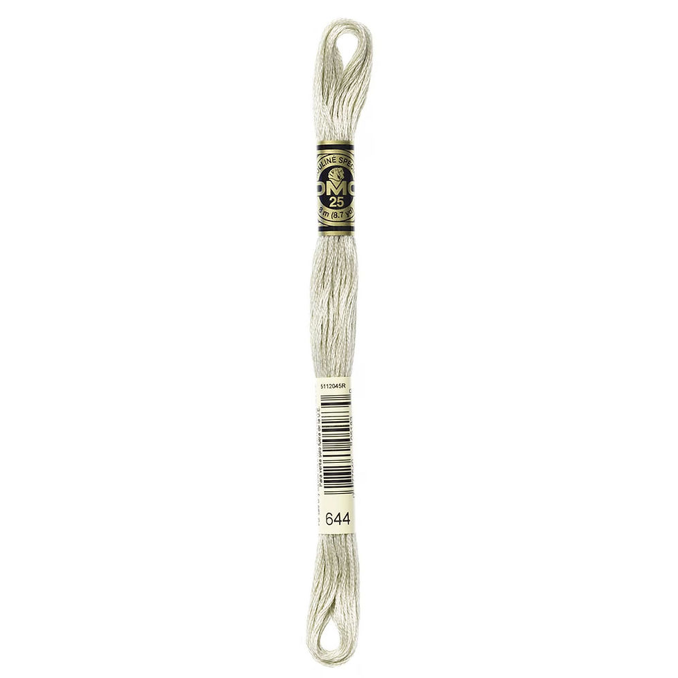 Thumbnail: 644 • Beige Gray Medium Floss • DMC | SmokyMountainBeads.com