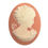 Thumbnail: 55100RES-4030CM-52 Woman Cameo Cabochon • 40x30mm | Smoky Mountain Beads