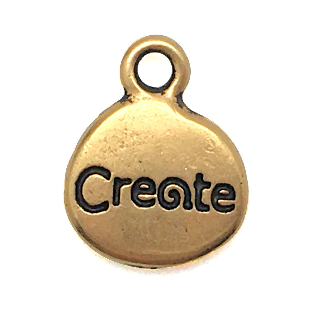 Inspiration Create/Sun Charm • 14x13mm • 94-2250-26 | SmokyMountainBeads.com