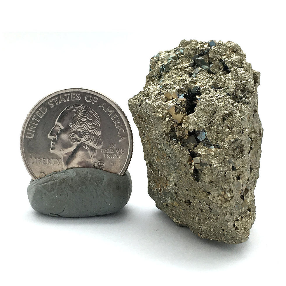 Thumbnail: Cubic Pyrite • Peru • 64.8 grams ~ 46x33x27mm