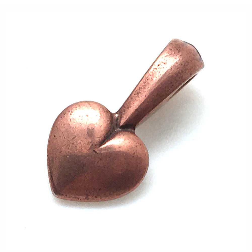 Heart Bail • Glue-On • 19x10mm • 94-5733-18 | SmokyMountainBeads.com