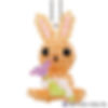 MFK31 • Rabbit • Miyuki Mascot Fan Ornament Kit | SmokyMountainBeads.com