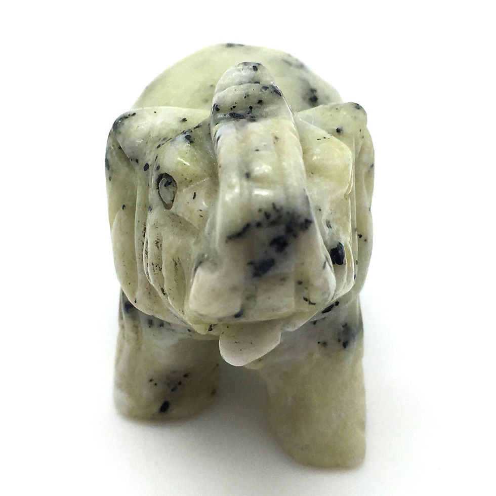 Thumbnail: Serpentine Elephant • 87100SP-61-6 | SmokyMountainBeads.com