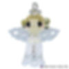 MFK40 • Angel • Miyuki Mascot Xmas Fan Ornament | SmokyMountainBeads.com