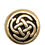 Thumbnail: Celtic Circle Beads • 7x7x3mm • 94-5525-26 | SmokyMountainBeads.com