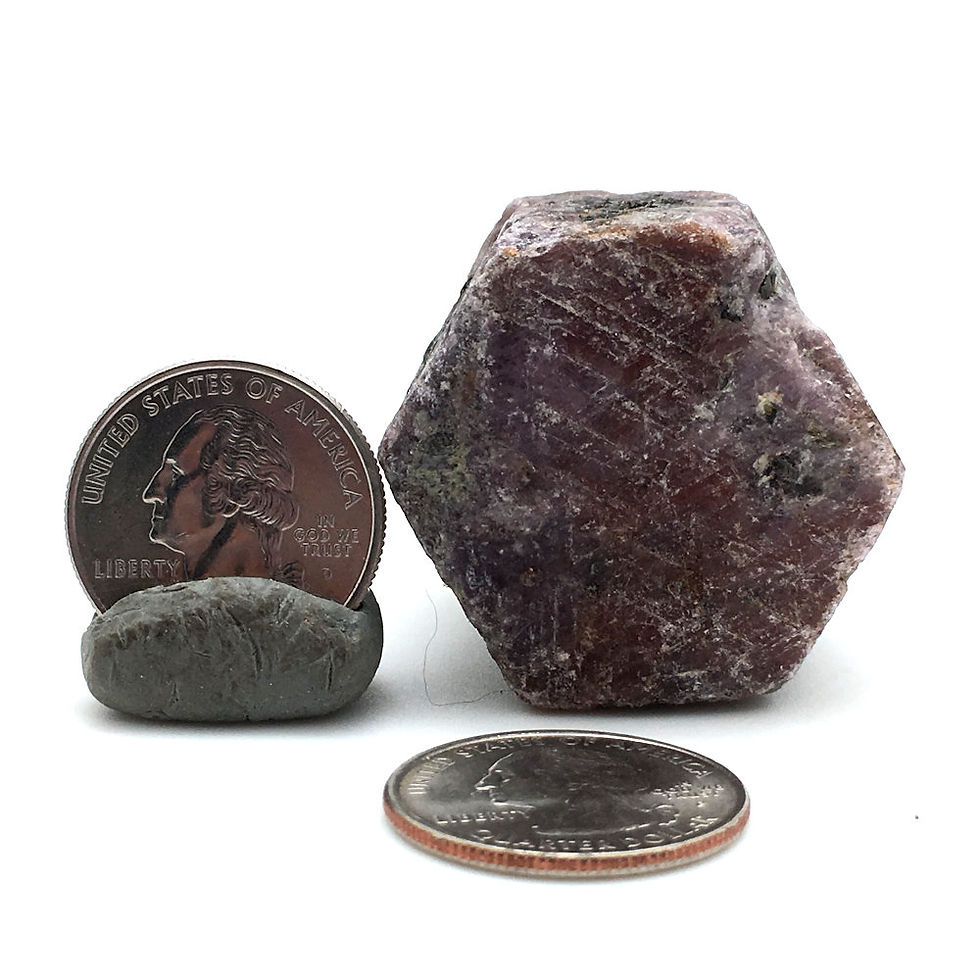 Thumbnail: Ruby Corundum • Afghanistan • 124.4 grams ~ 40x37x35mm