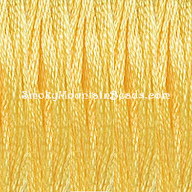 743 • Yellow Medium Floss • DMC | SmokyMountainBeads.com
