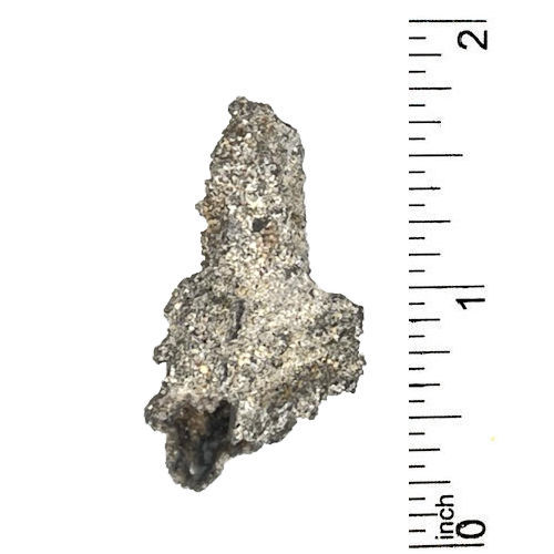 90FUL-2337 • Fulgurite • 37x20x14mm | SmokyMountainBeads.com