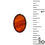 Thumbnail: 55CAR-69-1410HCE Carnelian Oval Cabochon • 14x10mm | SmokyMountainBeads.com