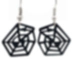 Spider Web Filigree Earrings • ERHW-1919-EWEB | SmokyMountainBeads.com