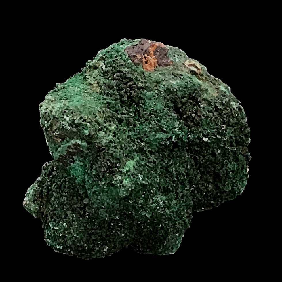 Thumbnail: Fibrous Malachite • Zaire • 76.9 grams ~ 55x48x30mm