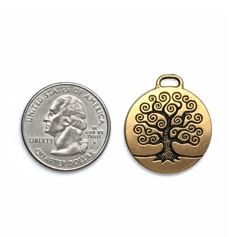 Thumbnail: Tree of Life Charm • 27x24mm • 94-2304-26 | SmokyMountainBeads.com