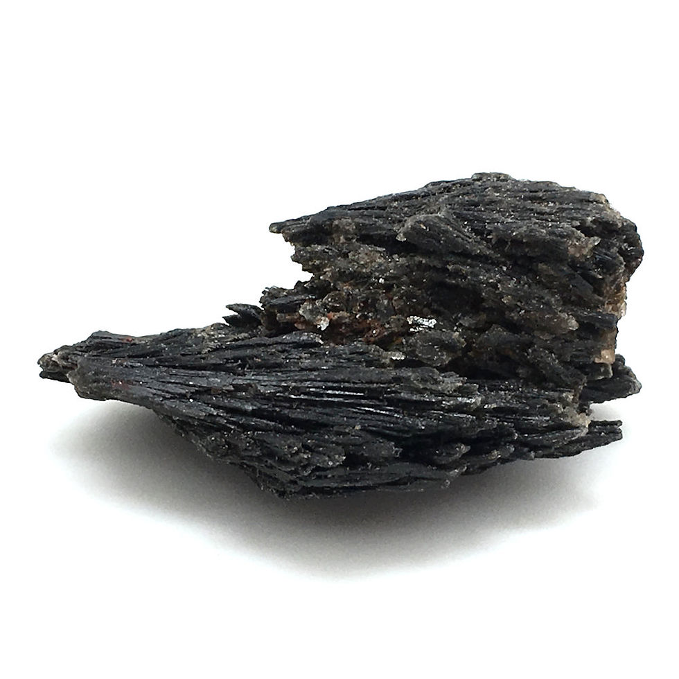 Thumbnail: 90100KYBBF Black Kyanite Fan 51.1 grams ~ 59x42x28mm