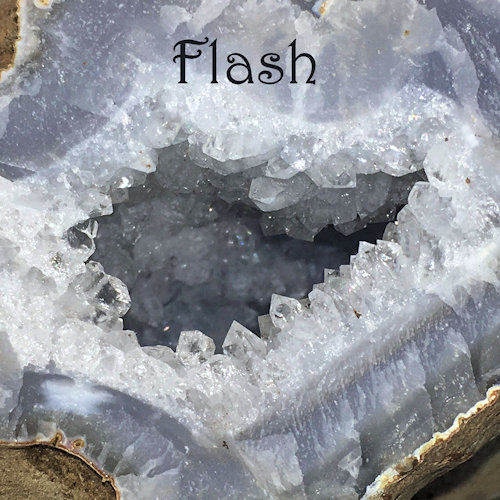 Thumbnail: 92100CDY-163-9 • Chalcedony Geode •  163.9 grams ~ 70x60x41mm | SmokyMountainBeads.com