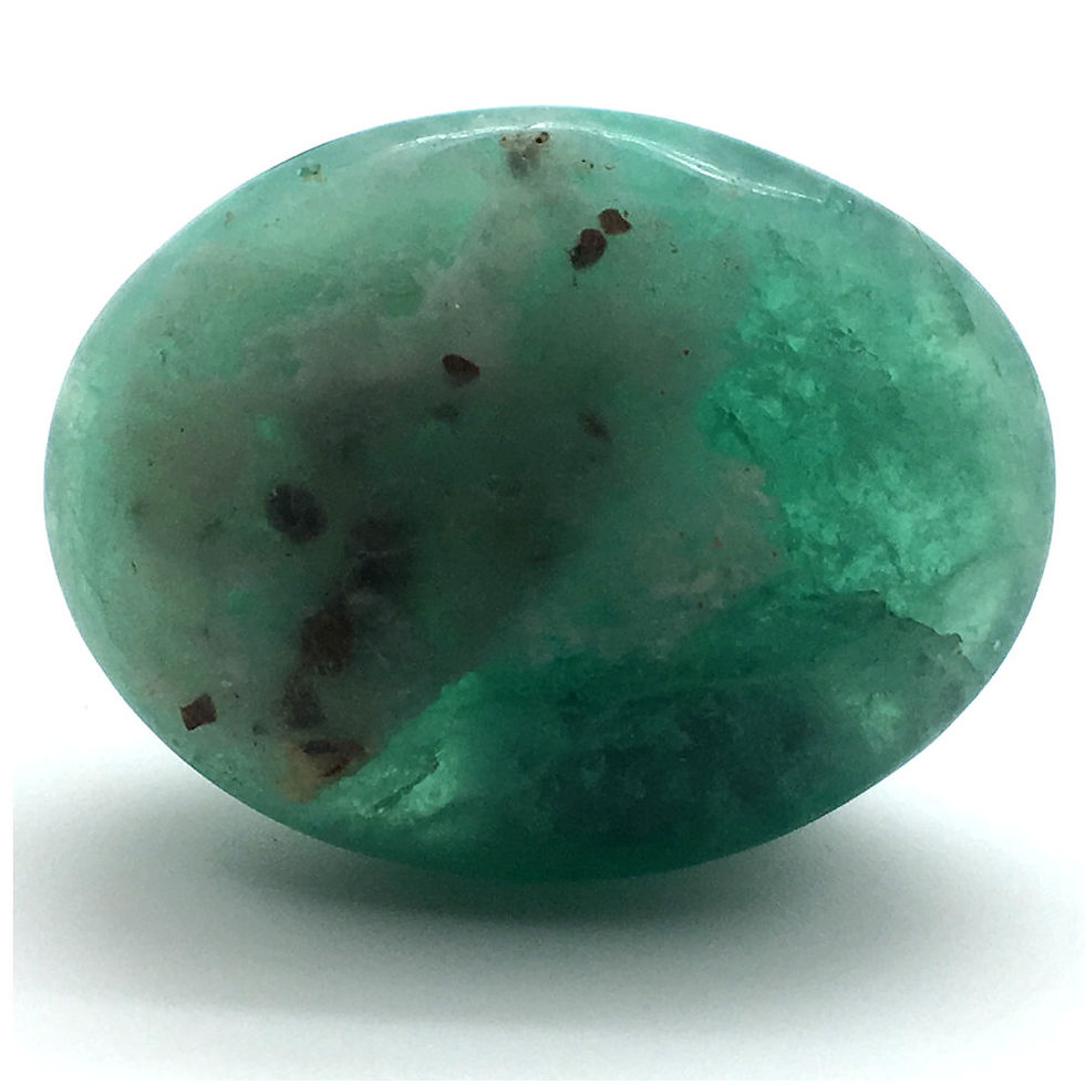 Thumbnail: Phosphorus Fluorite Palm Stone • Madagascar • 124.6 grams ~ 64x49x22mm