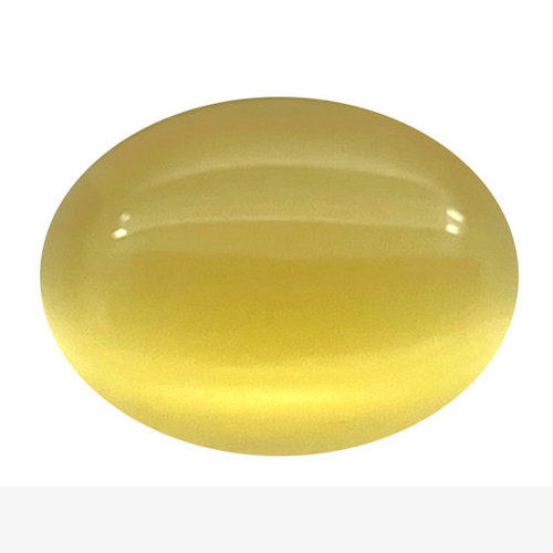 Thumbnail: 55100CE-69-2015YLWG • Cats Eye Oval Cabochon • 20x15x4mm | Smoky Mountain Beads