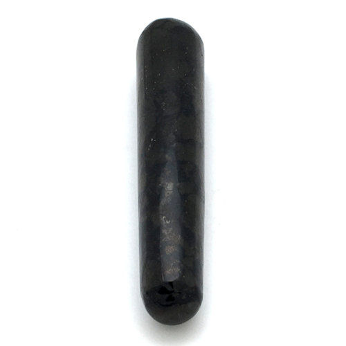 Thumbnail: 68SHG-43-4 • Shungite Wand • 43.4 grams ~ 100x18mm | SmokyMountainBeads.com