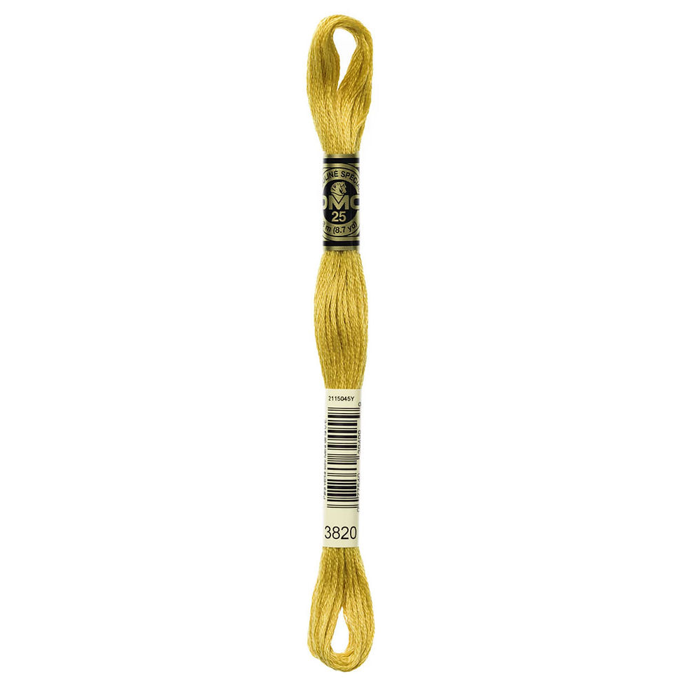 Thumbnail: 03820 Straw Dark Floss • DMC | SmokyMountainBeads.com