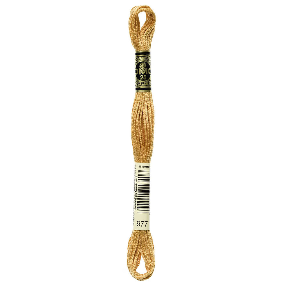 Thumbnail: 0976 • Golden Brown Medium Floss • DMC | SmokyMountainBeads.com