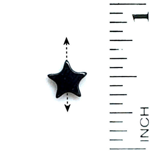 127100HMT--06 • Hematite Star Beads • 6mm | smokymountainbeads.com