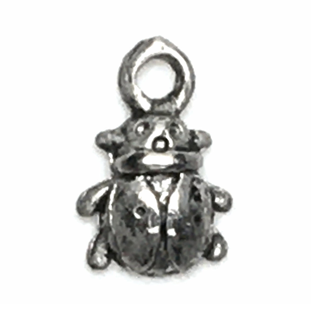 Ladybug Charm • 13x8mm • 26100MTL-L1308-12 | SmokyMountainBeads.com