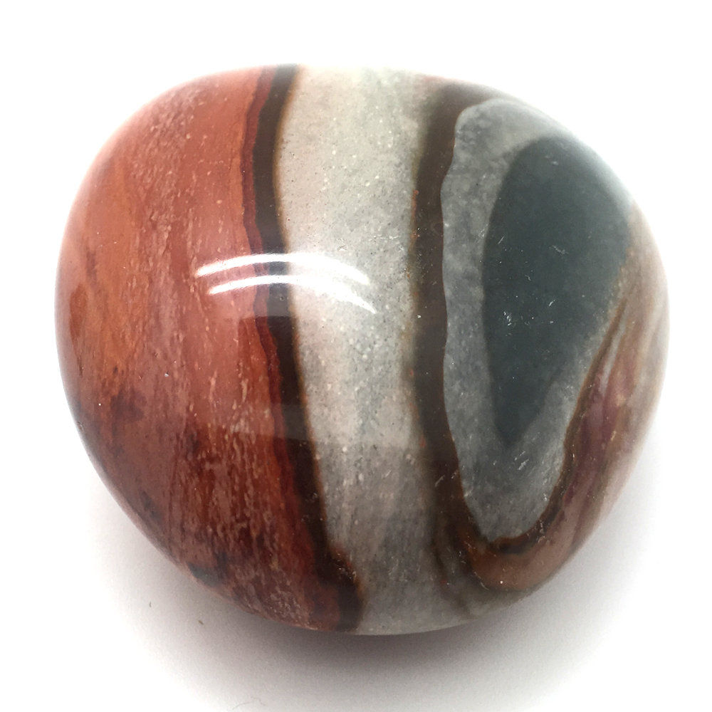 Polychrome Desert Jasper Gallet • Madagascar • 165.3 grams ~ 68x58x33mm