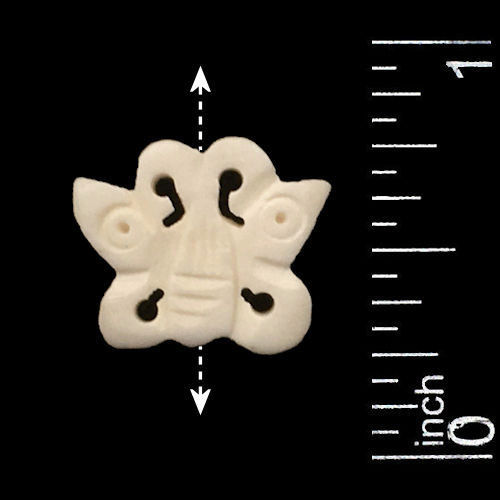 187100BONE-BFLY-1413 • Bone Butterfly Beads • 14x13mm | Smoky Mountain Beads